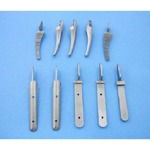 Titanium surgical clamps